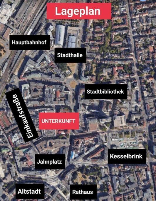 Downtown/Balcony/Coffee Bar/Tv-Streaming/Top Wlan Bielefeld Eksteriør billede